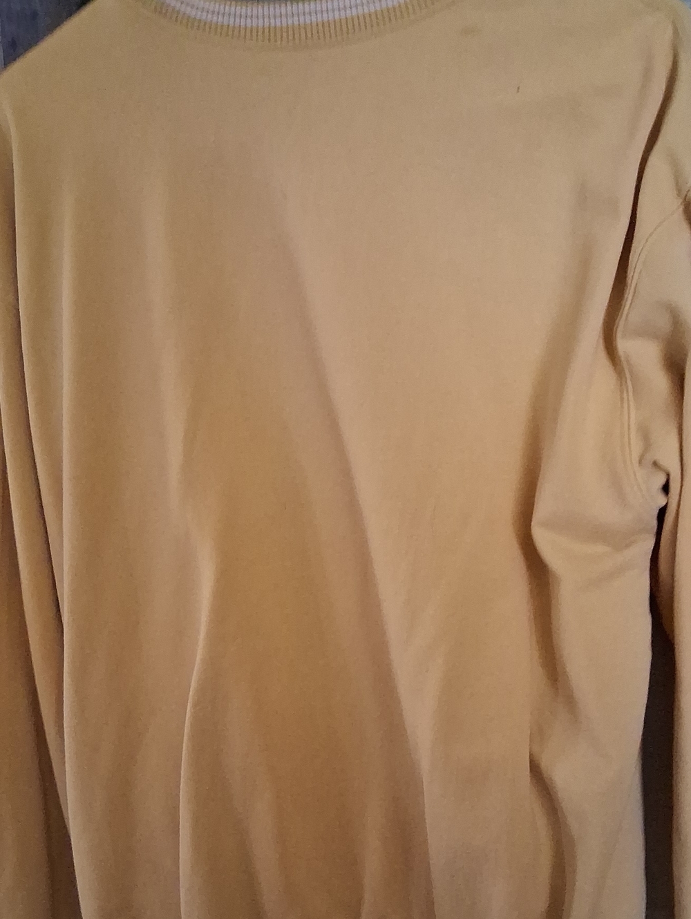 High School Graphic Crewneck Sweatshirt in Mustard "The Breakfeaat Club" - Picture 4 of 4